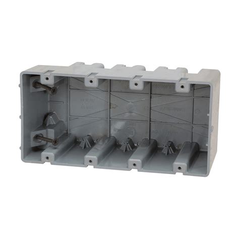 4 gang adjustable electrical box|4 gang weatherproof outlet box.